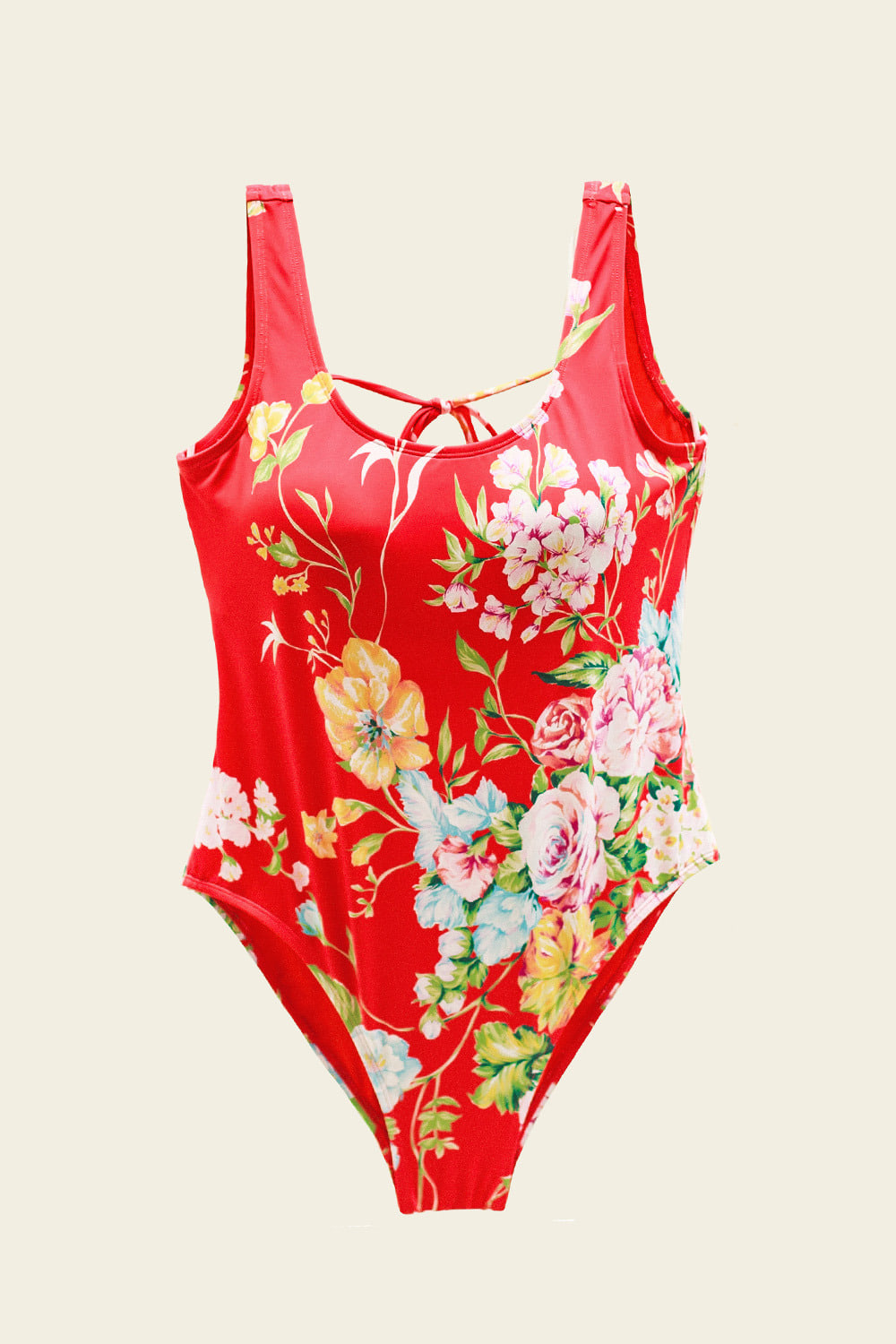 [Clearance Sale 68%] Floral print swimsuit (Red)