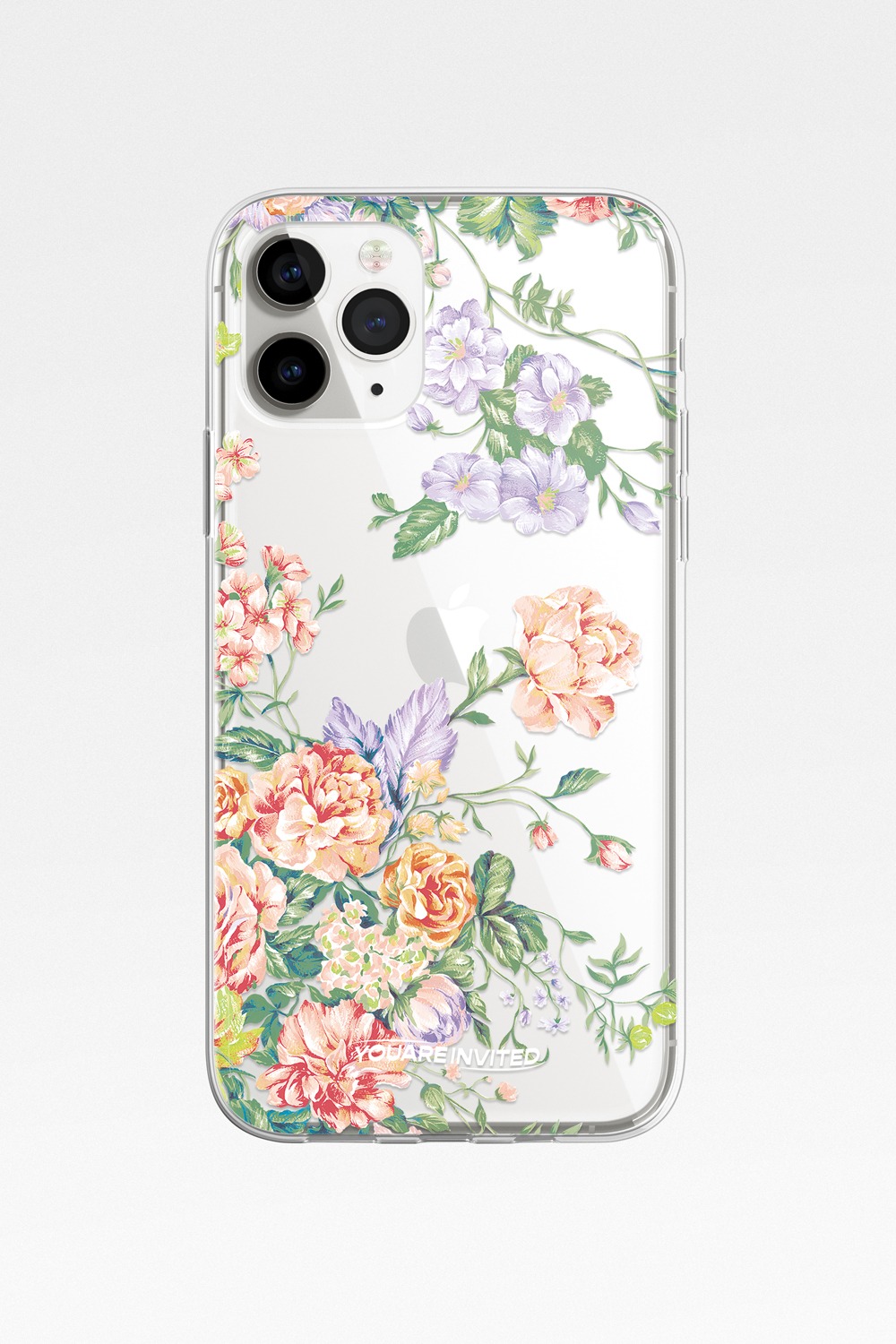 Flower party clear case